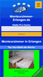 Mobile Screenshot of monteurzimmer-erlangen.net
